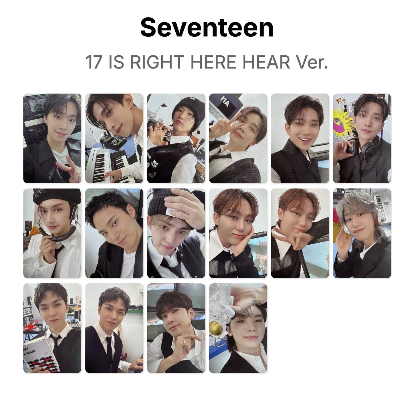 Seventeen 17 IS RIGHT HERE HEAR Ver. Official Photocard