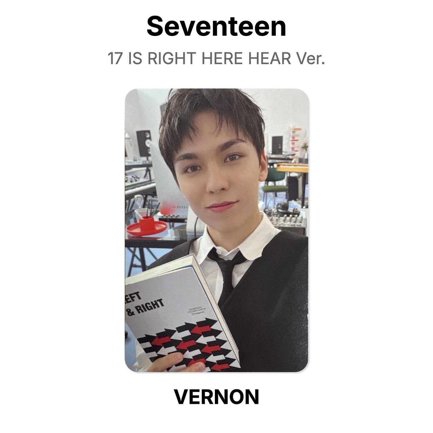 Seventeen 17 IS RIGHT HERE HEAR Ver. Official Photocard