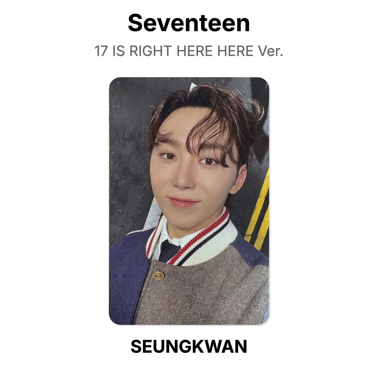 Seventeen 17 IS RIGHT HERE HERE Ver. Official Photocard