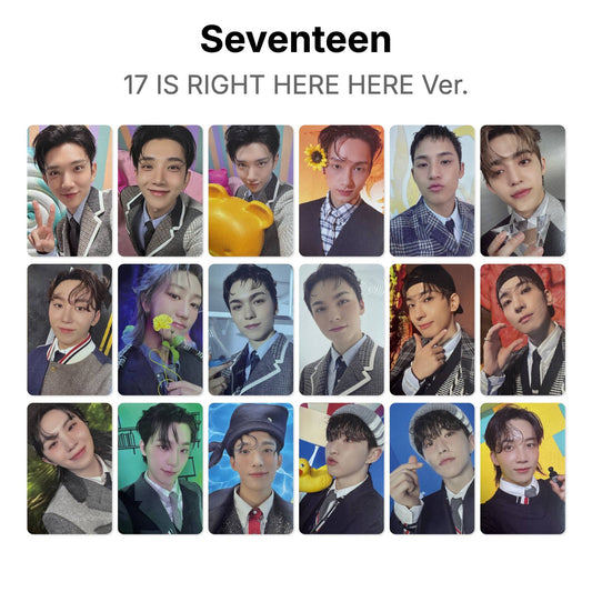 Seventeen 17 IS RIGHT HERE HERE Ver. Official Photocard