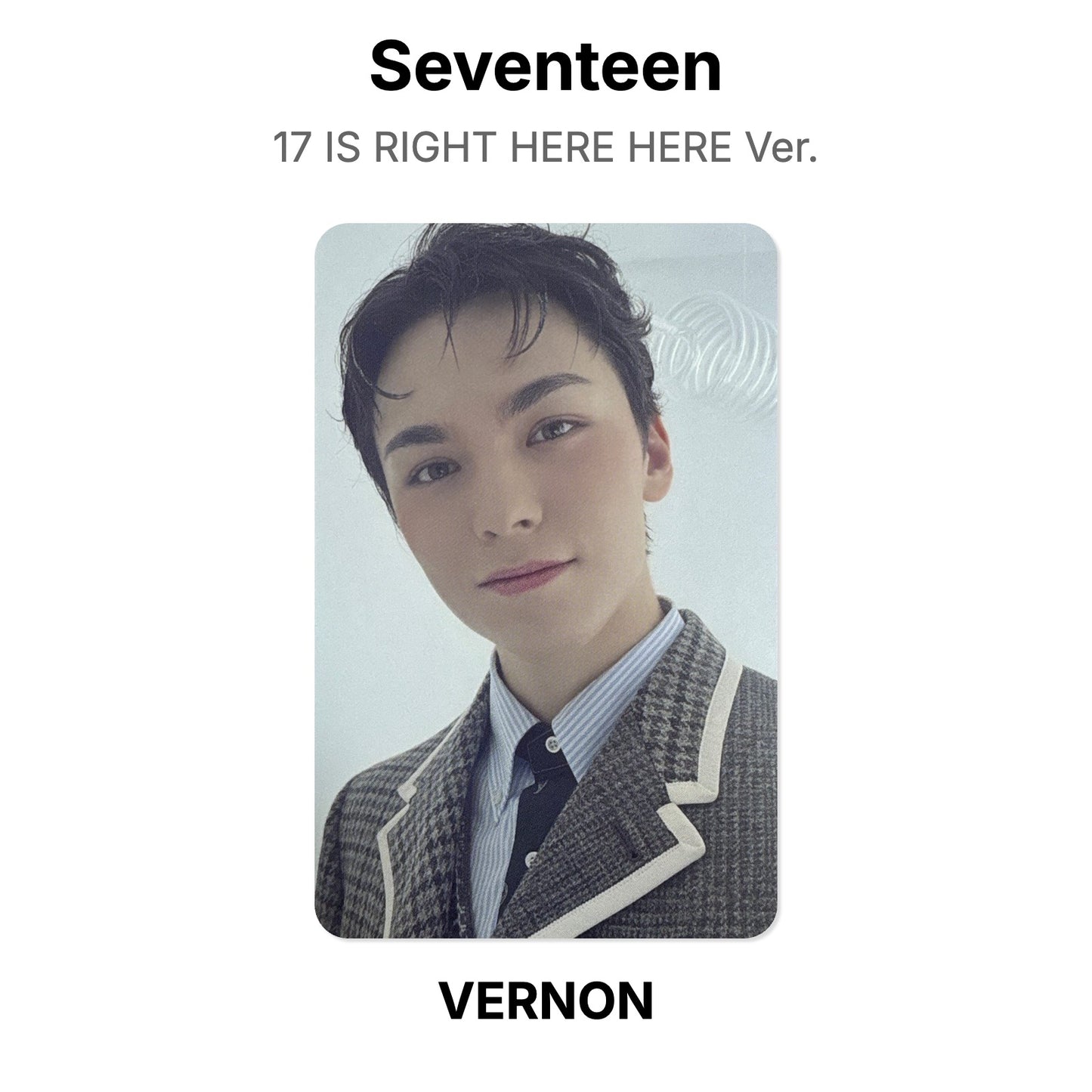 Seventeen 17 IS RIGHT HERE HERE Ver. Official Photocard