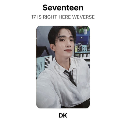 Seventeen 17 IS RIGHT HERE WEVERSE Official Photocard