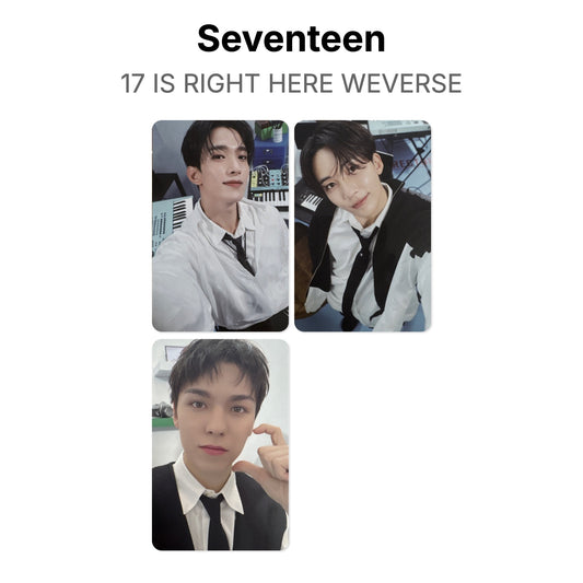 Seventeen 17 IS RIGHT HERE WEVERSE Official Photocard