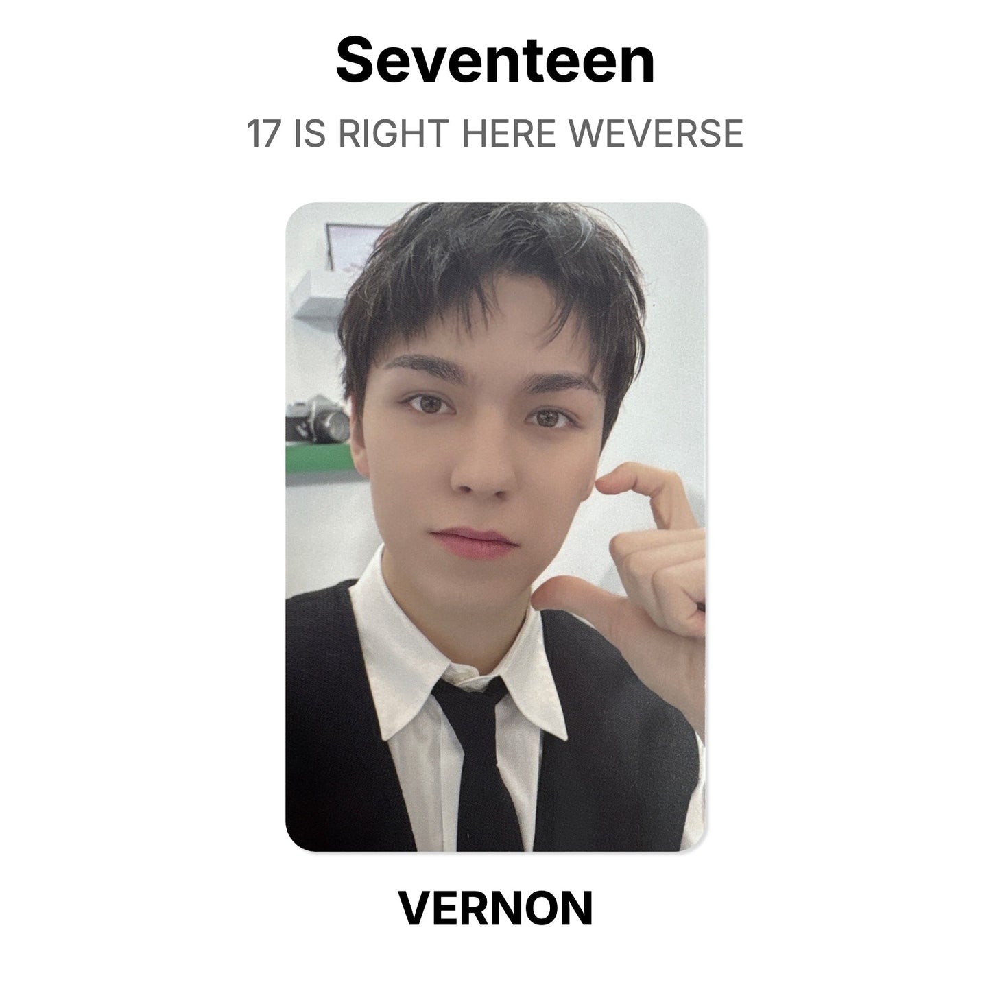Seventeen 17 IS RIGHT HERE WEVERSE Official Photocard
