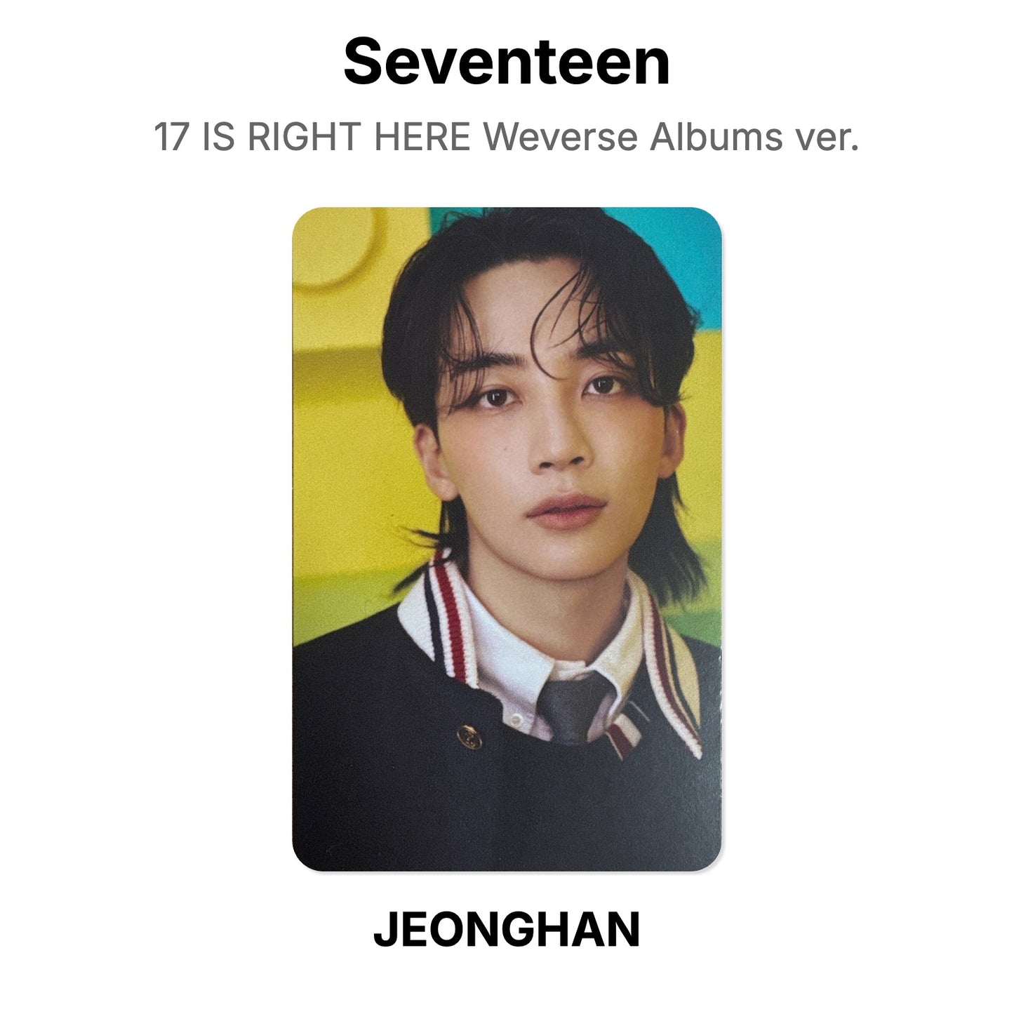 Seventeen 17 IS RIGHT HERE Weverse Albums ver. Official Photocard