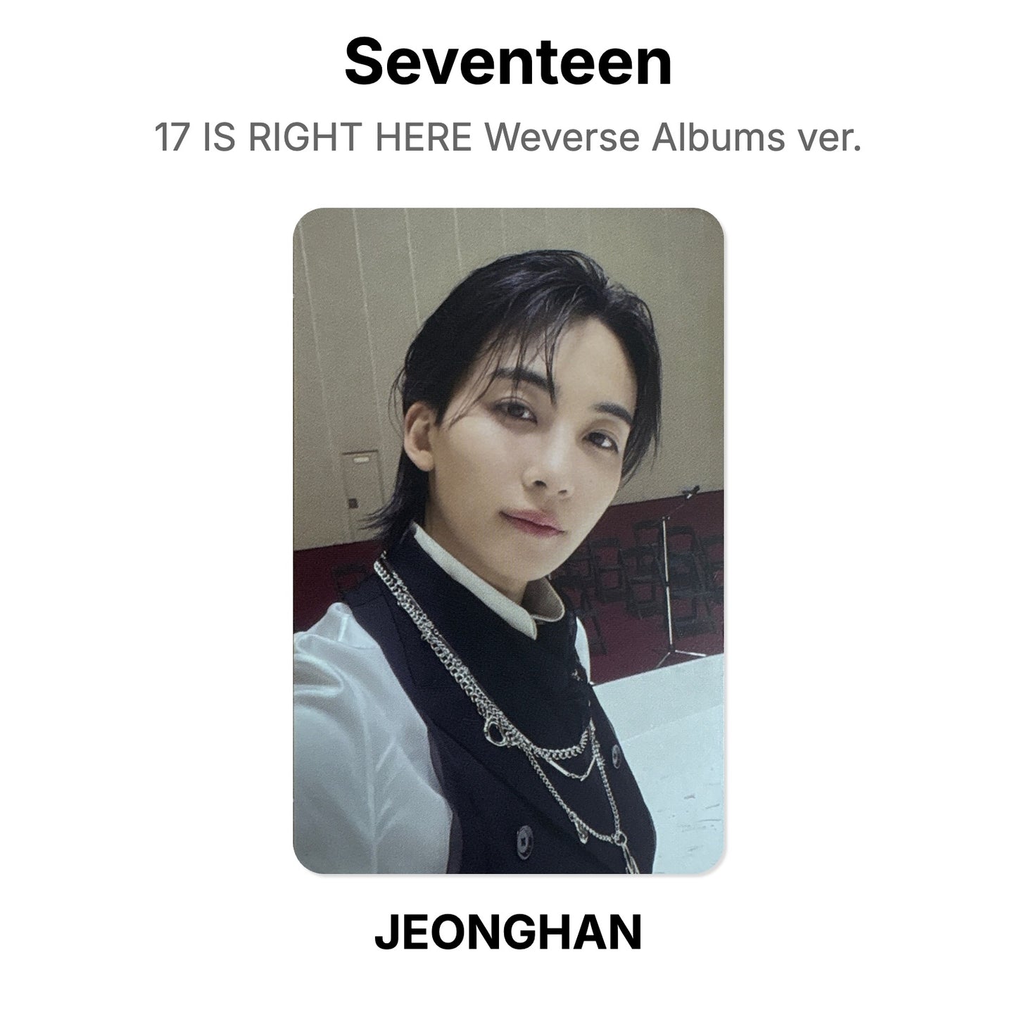 Seventeen 17 IS RIGHT HERE Weverse Albums ver. Official Photocard