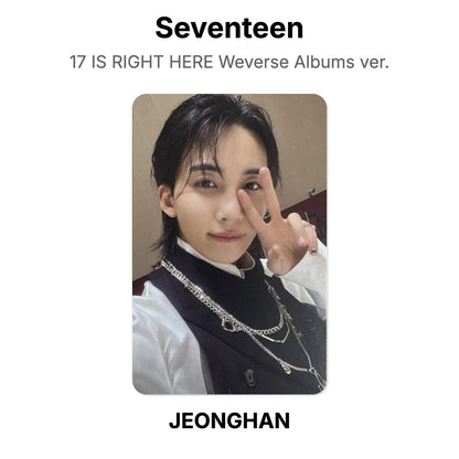Seventeen 17 IS RIGHT HERE Weverse Albums ver. Official Photocard