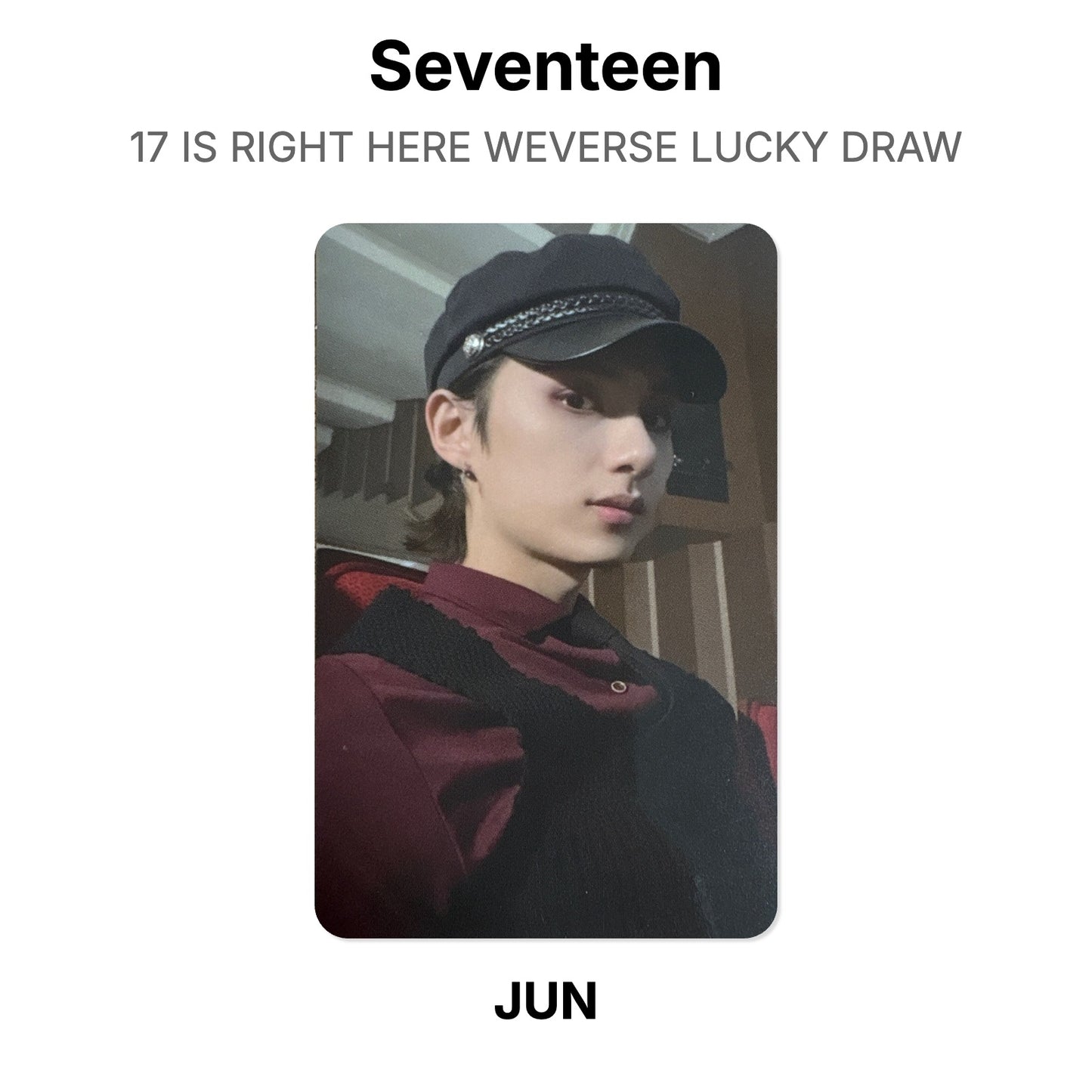 Seventeen 17 IS RIGHT HERE WEVERSE LUCKY DRAW Official Photocard