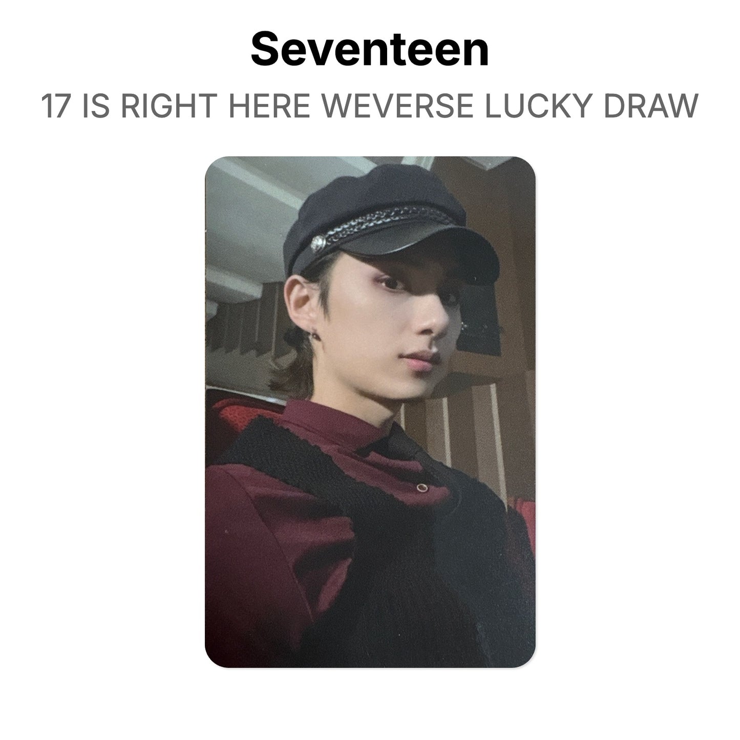 Seventeen 17 IS RIGHT HERE WEVERSE LUCKY DRAW Official Photocard