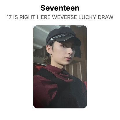 Seventeen 17 IS RIGHT HERE WEVERSE LUCKY DRAW Official Photocard