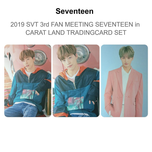 Seventeen 2019 SVT 3rd FAN MEETING SEVENTEEN in CARAT LAND TRADINGCARD SET Official Photocard