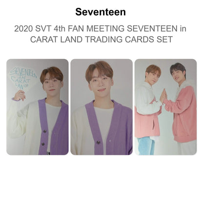 Seventeen 2020 SVT 4th FAN MEETING SEVENTEEN in CARAT LAND TRADING CARDS SET Official Photocard