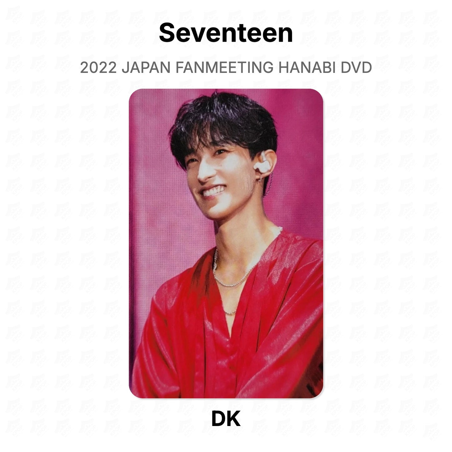 Seventeen 2022 JAPAN FANMEETING HANABI DVD Official Photocard