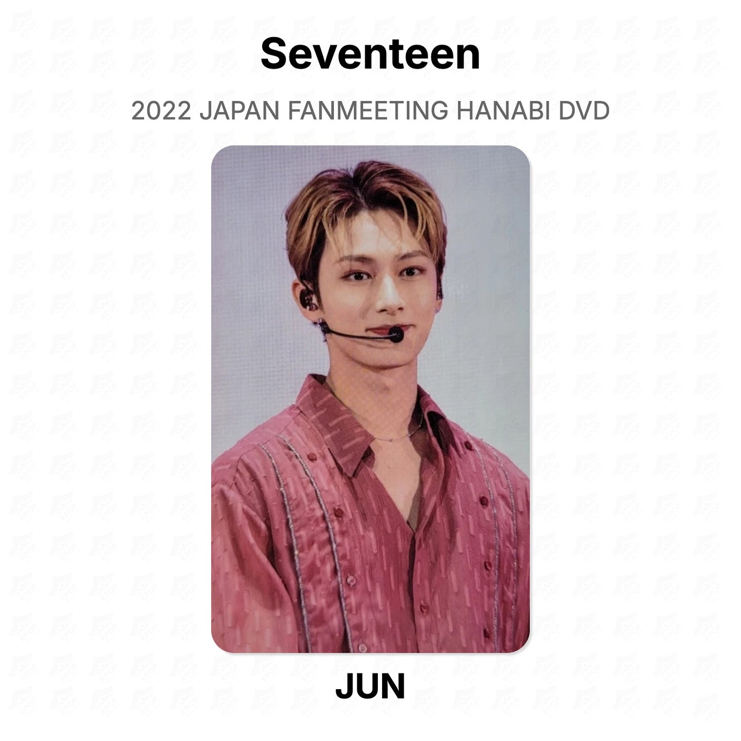 Seventeen 2022 JAPAN FANMEETING HANABI DVD Official Photocard