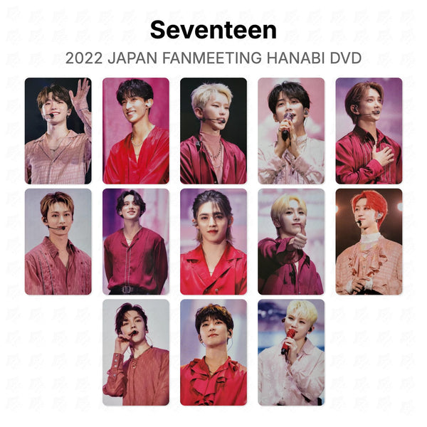 Seventeen 2022 JAPAN FANMEETING HANABI DVD Official Photocard