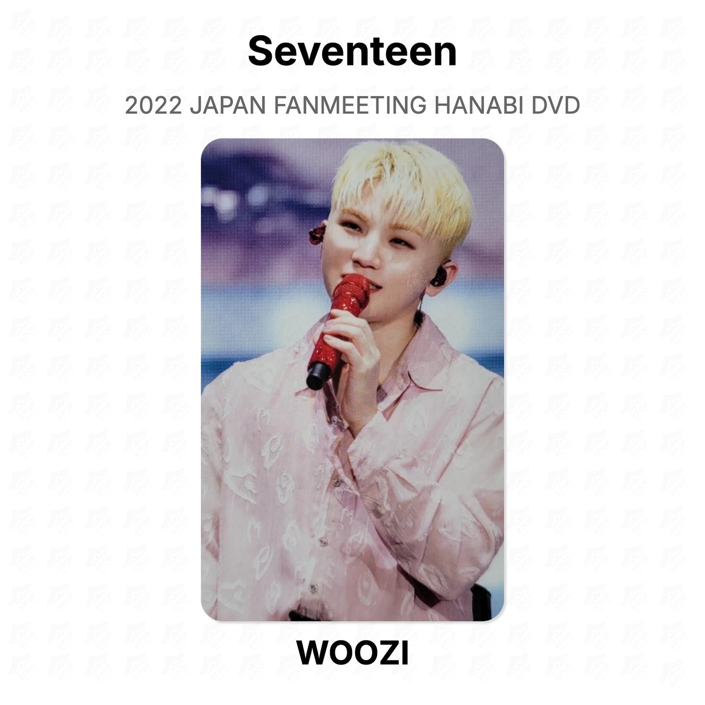 Seventeen 2022 JAPAN FANMEETING HANABI DVD Official Photocard