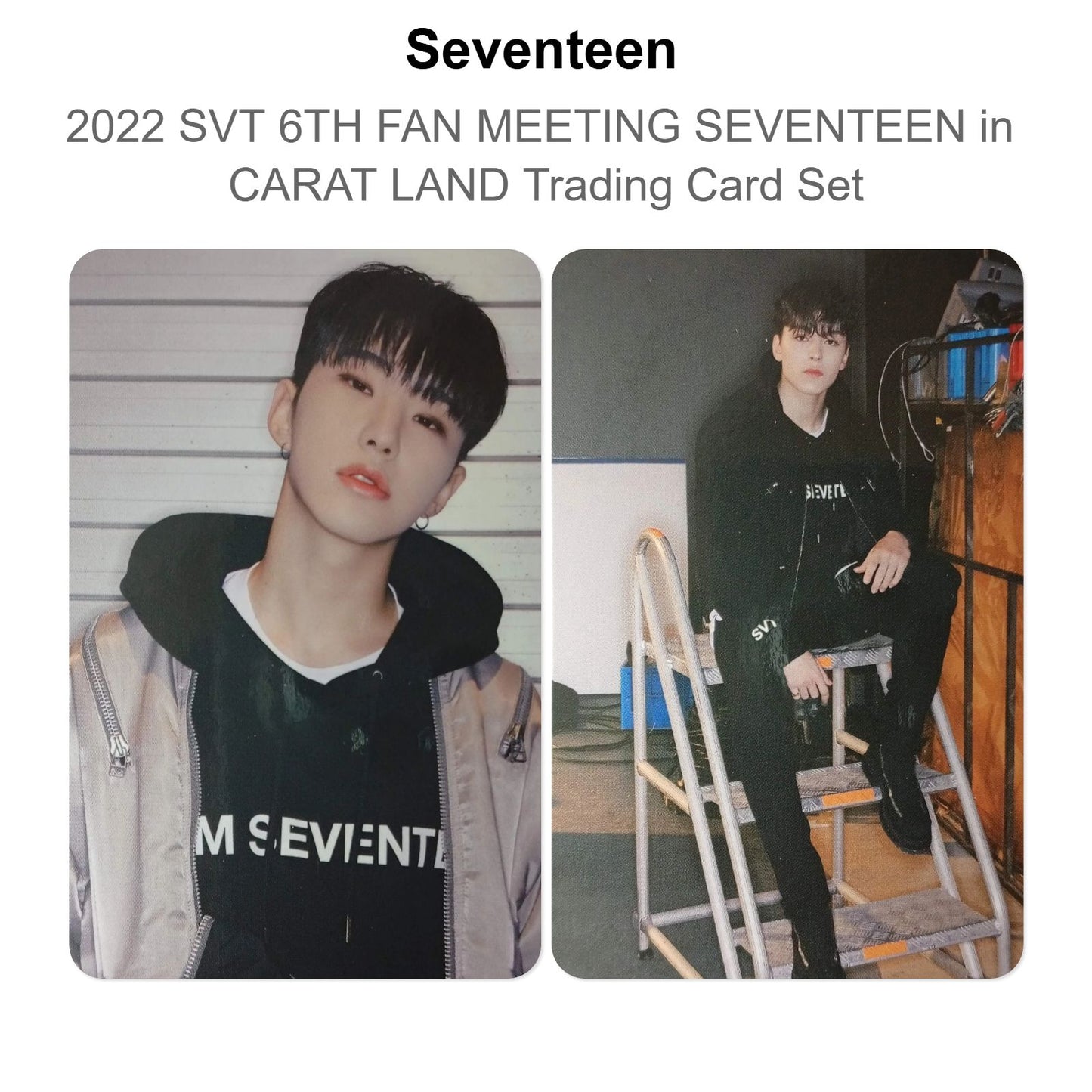 Seventeen 2022 SVT 6TH FAN MEETING SEVENTEEN in CARAT LAND Trading Card Set Official Photocard