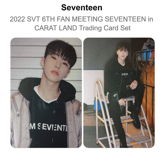 Seventeen 2022 SVT 6TH FAN MEETING SEVENTEEN in CARAT LAND Trading Card Set Official Photocard