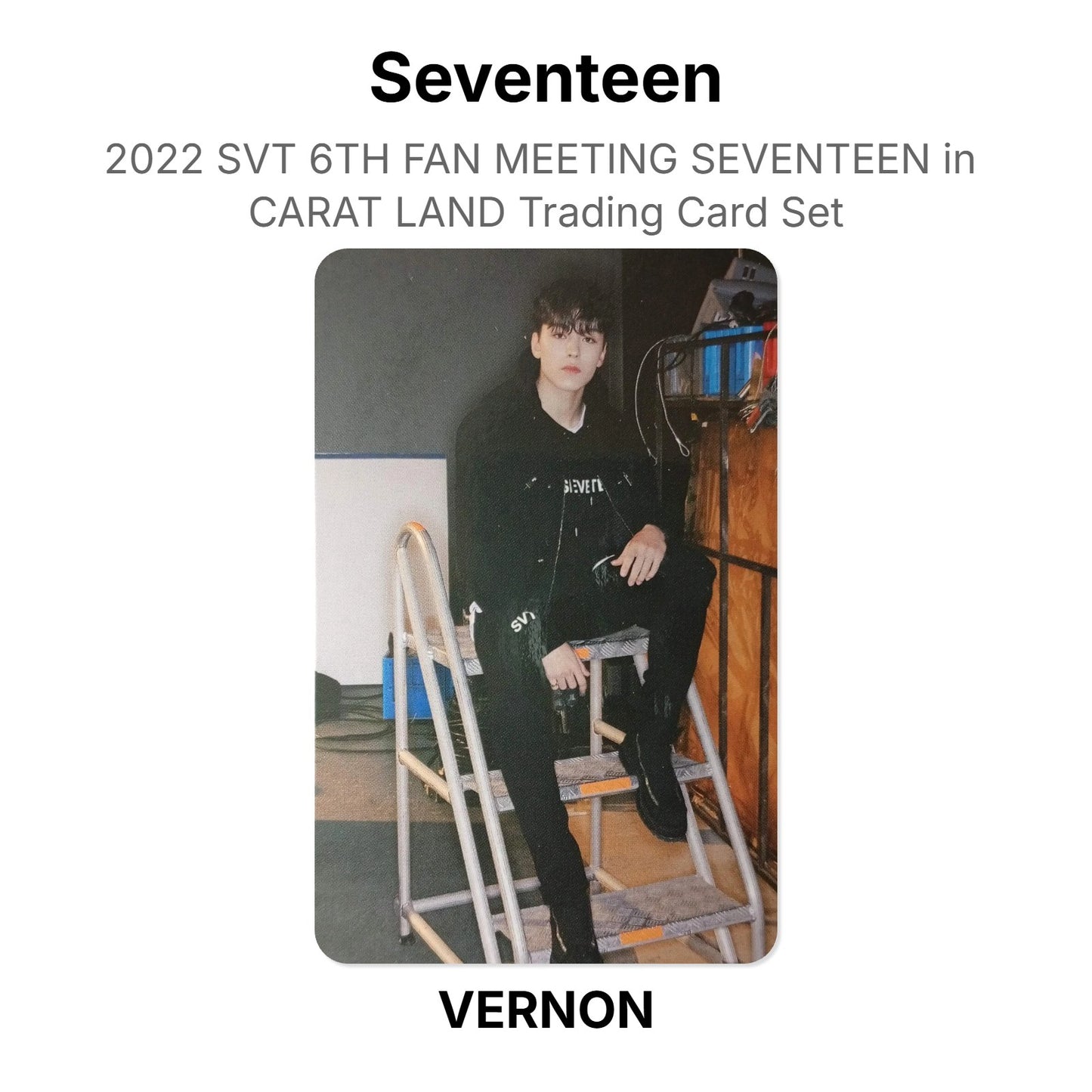 Seventeen 2022 SVT 6TH FAN MEETING SEVENTEEN in CARAT LAND Trading Card Set Official Photocard