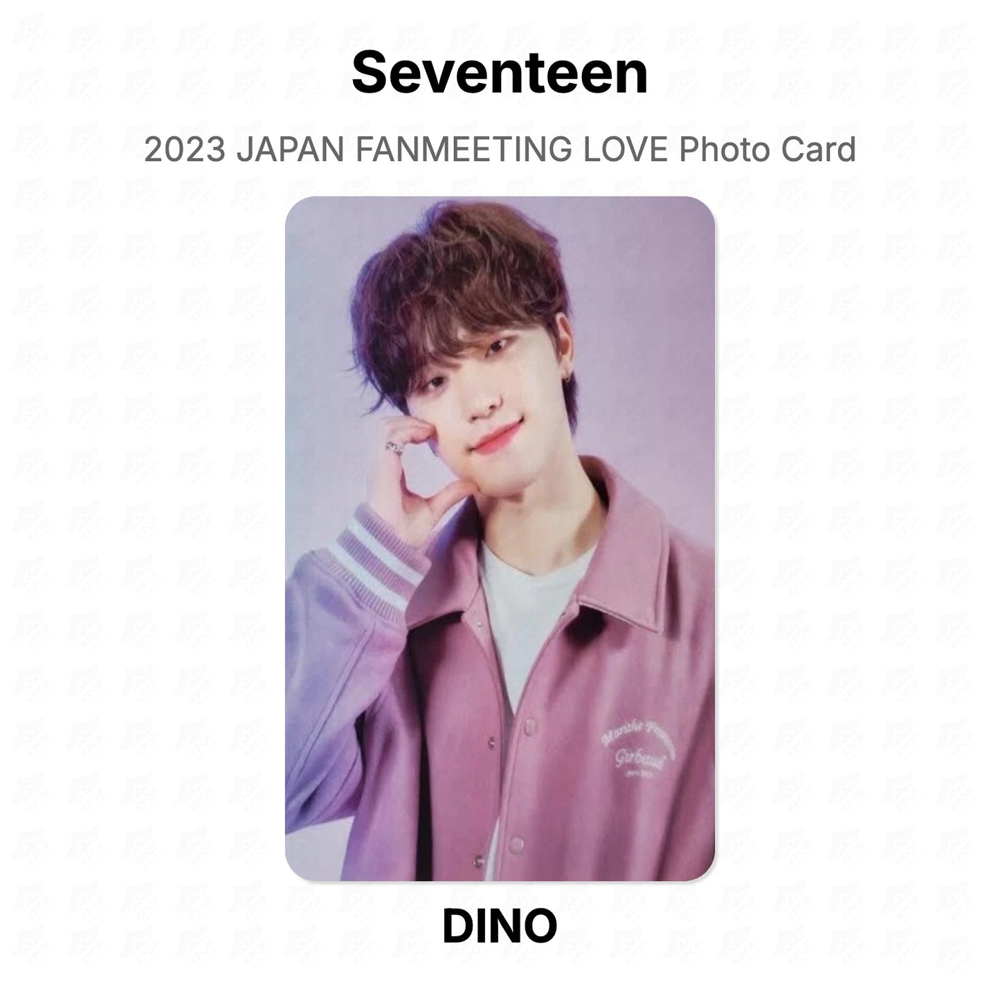 Seventeen 2023 JAPAN FANMEETING LOVE Photo Card Official Photocard
