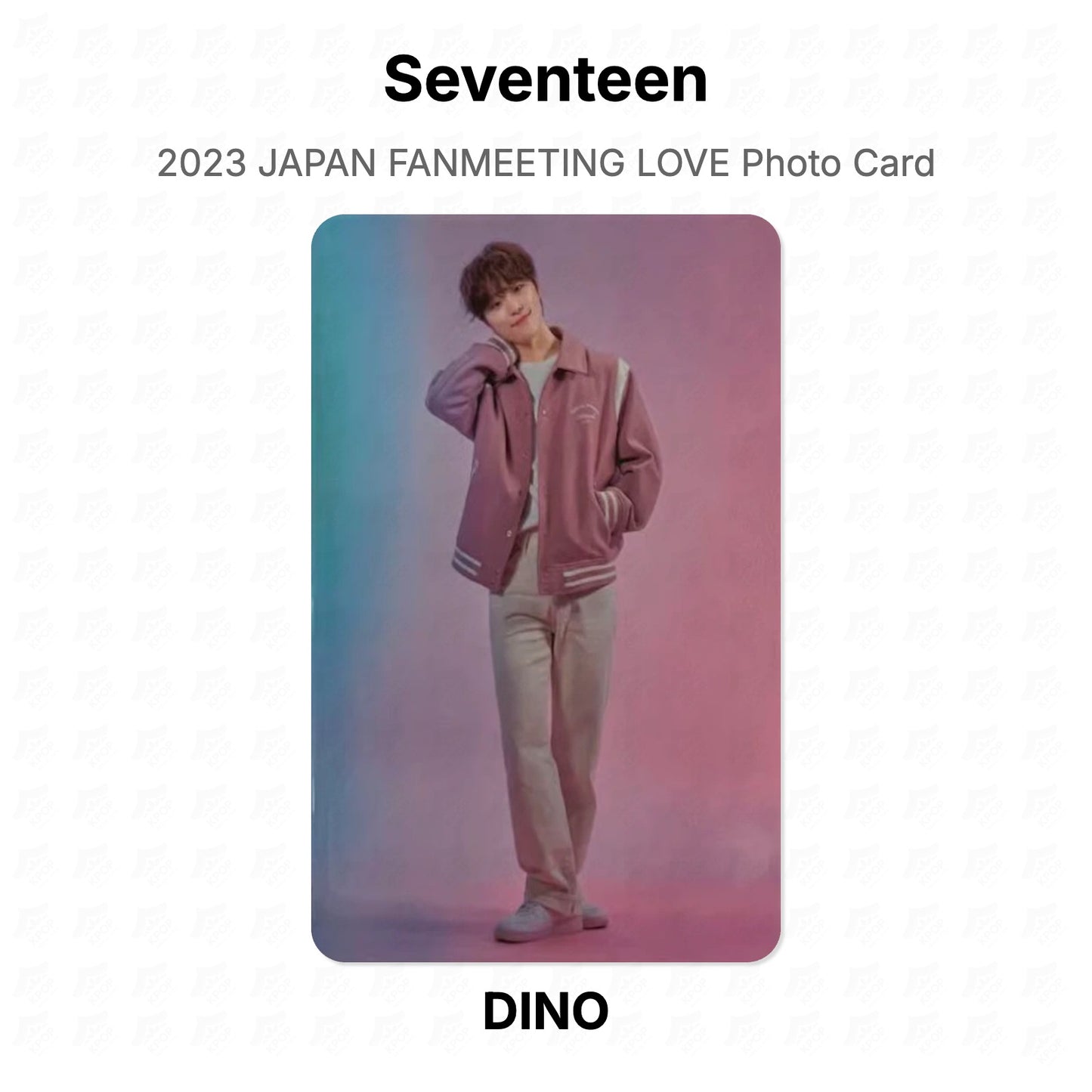 Seventeen 2023 JAPAN FANMEETING LOVE Photo Card Official Photocard