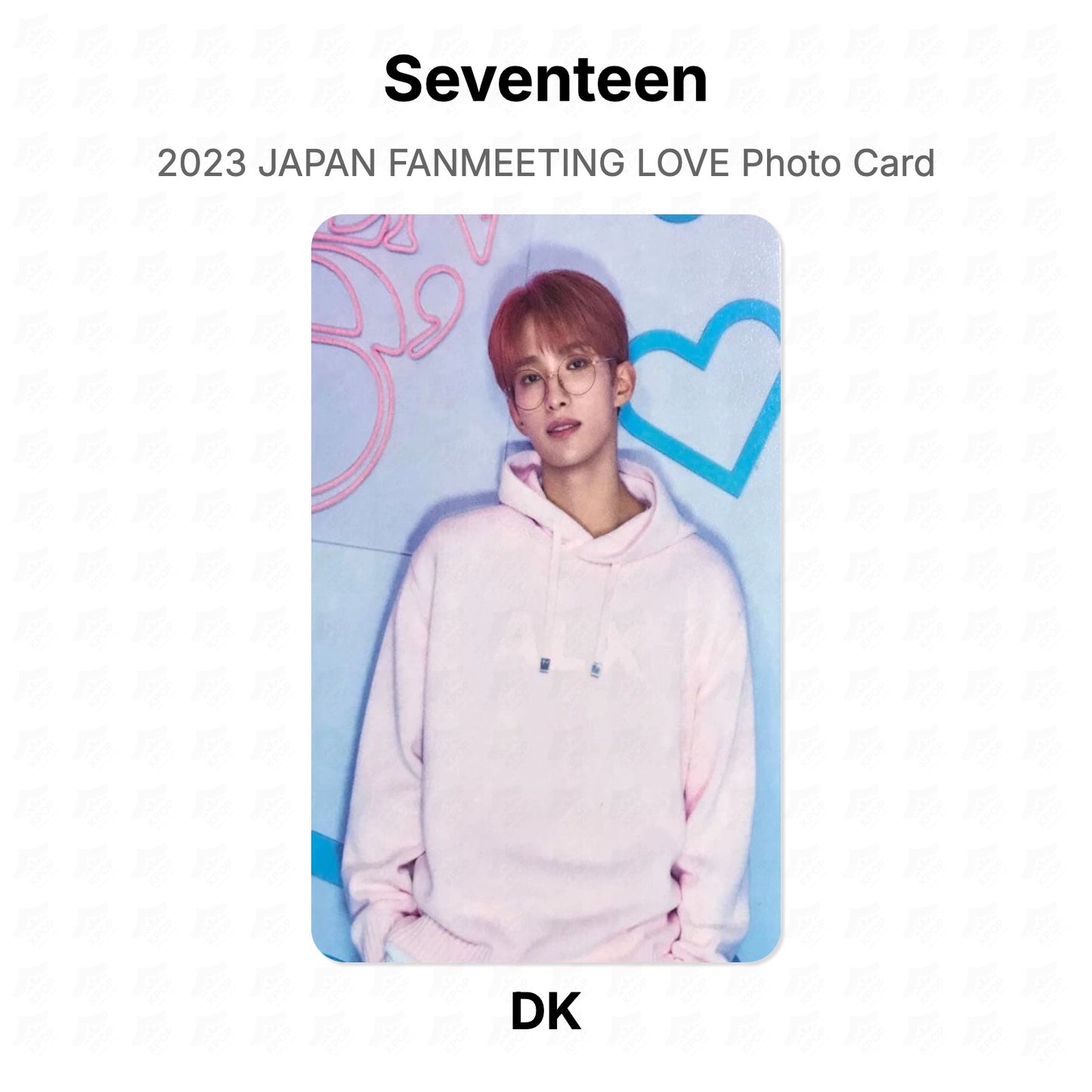 Seventeen 2023 JAPAN FANMEETING LOVE Photo Card Official Photocard