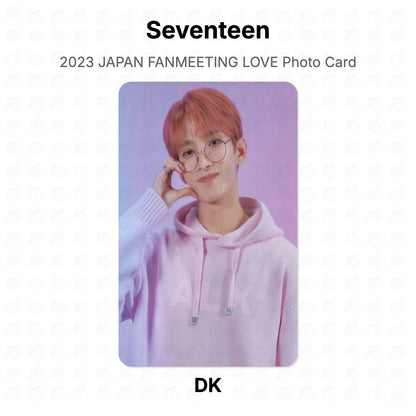 Seventeen 2023 JAPAN FANMEETING LOVE Photo Card Official Photocard