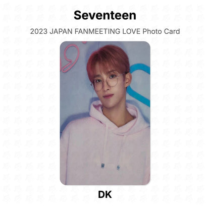Seventeen 2023 JAPAN FANMEETING LOVE Photo Card Official Photocard