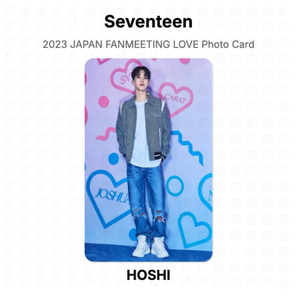 Seventeen 2023 JAPAN FANMEETING LOVE Photo Card Official Photocard