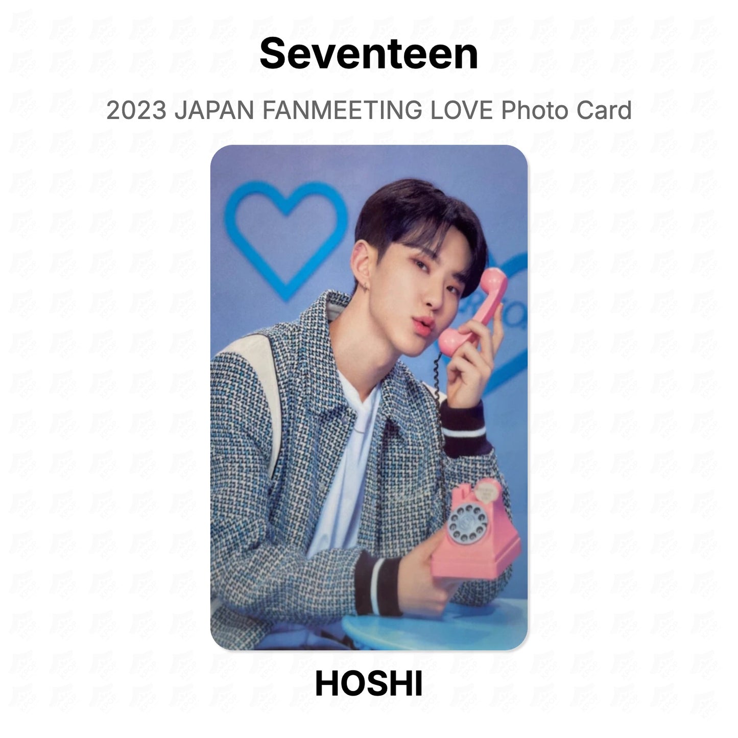 Seventeen 2023 JAPAN FANMEETING LOVE Photo Card Official Photocard
