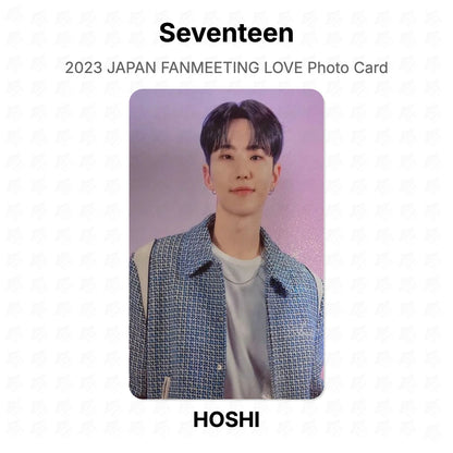 Seventeen 2023 JAPAN FANMEETING LOVE Photo Card Official Photocard