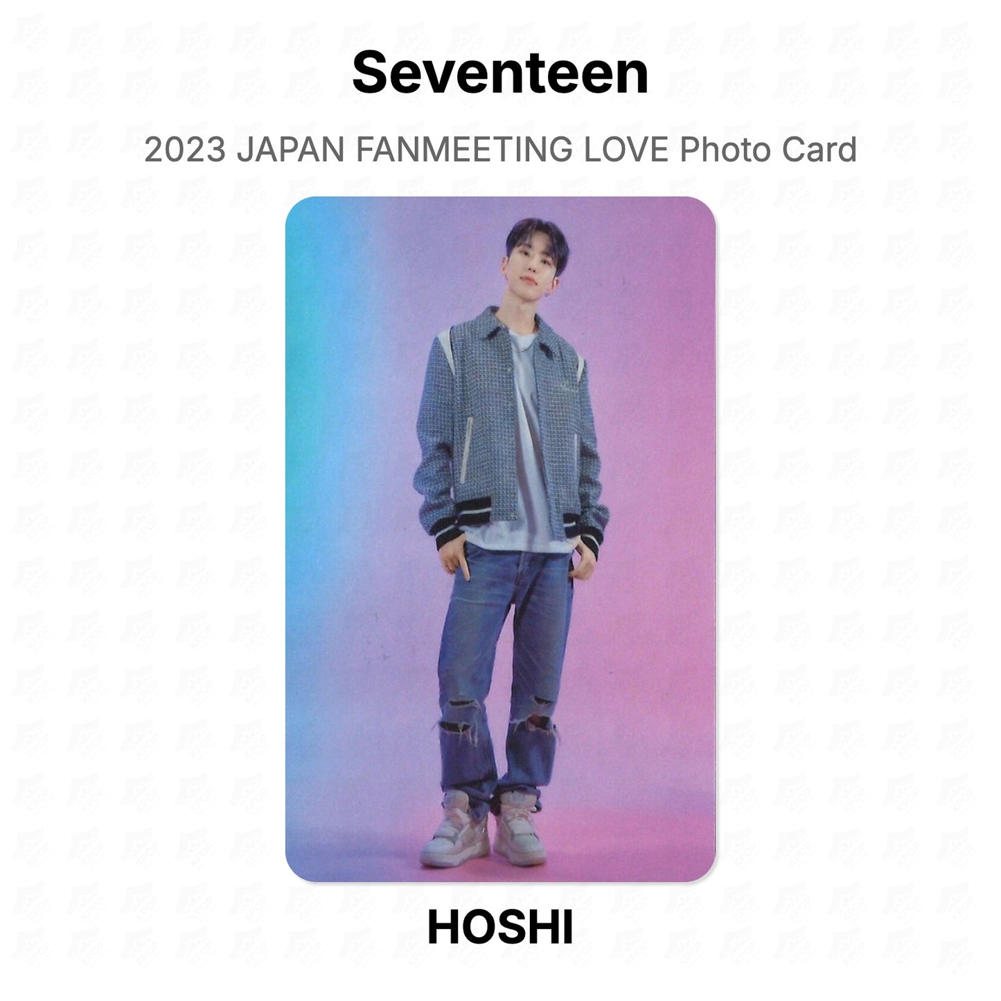 Seventeen 2023 JAPAN FANMEETING LOVE Photo Card Official Photocard