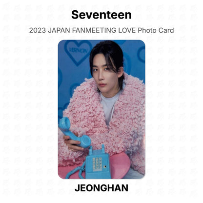 Seventeen 2023 JAPAN FANMEETING LOVE Photo Card Official Photocard