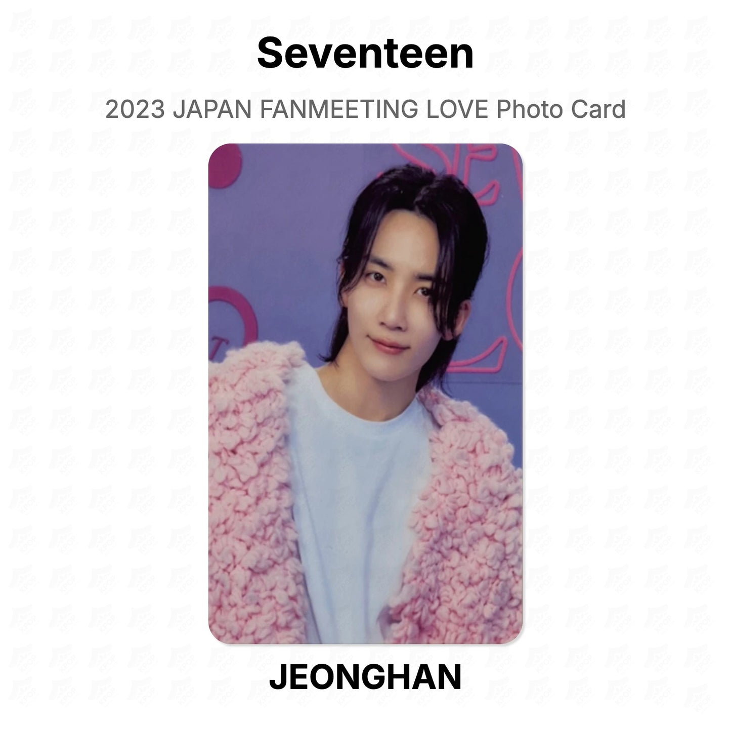 Seventeen 2023 JAPAN FANMEETING LOVE Photo Card Official Photocard