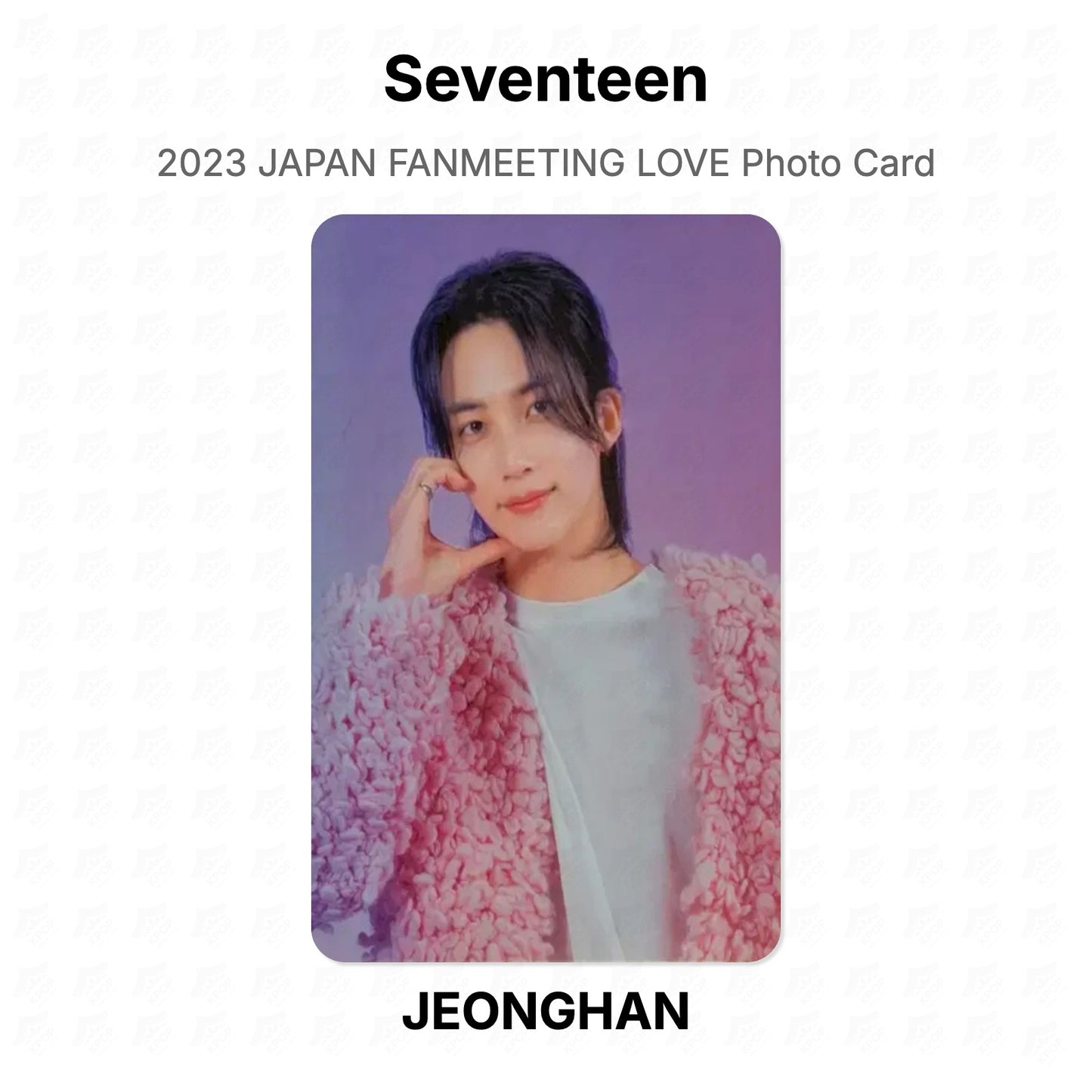 Seventeen 2023 JAPAN FANMEETING LOVE Photo Card Official Photocard