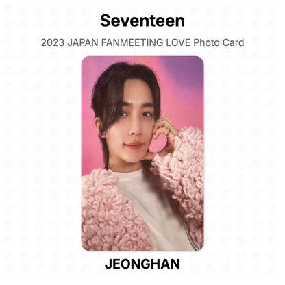 Seventeen 2023 JAPAN FANMEETING LOVE Photo Card Official Photocard