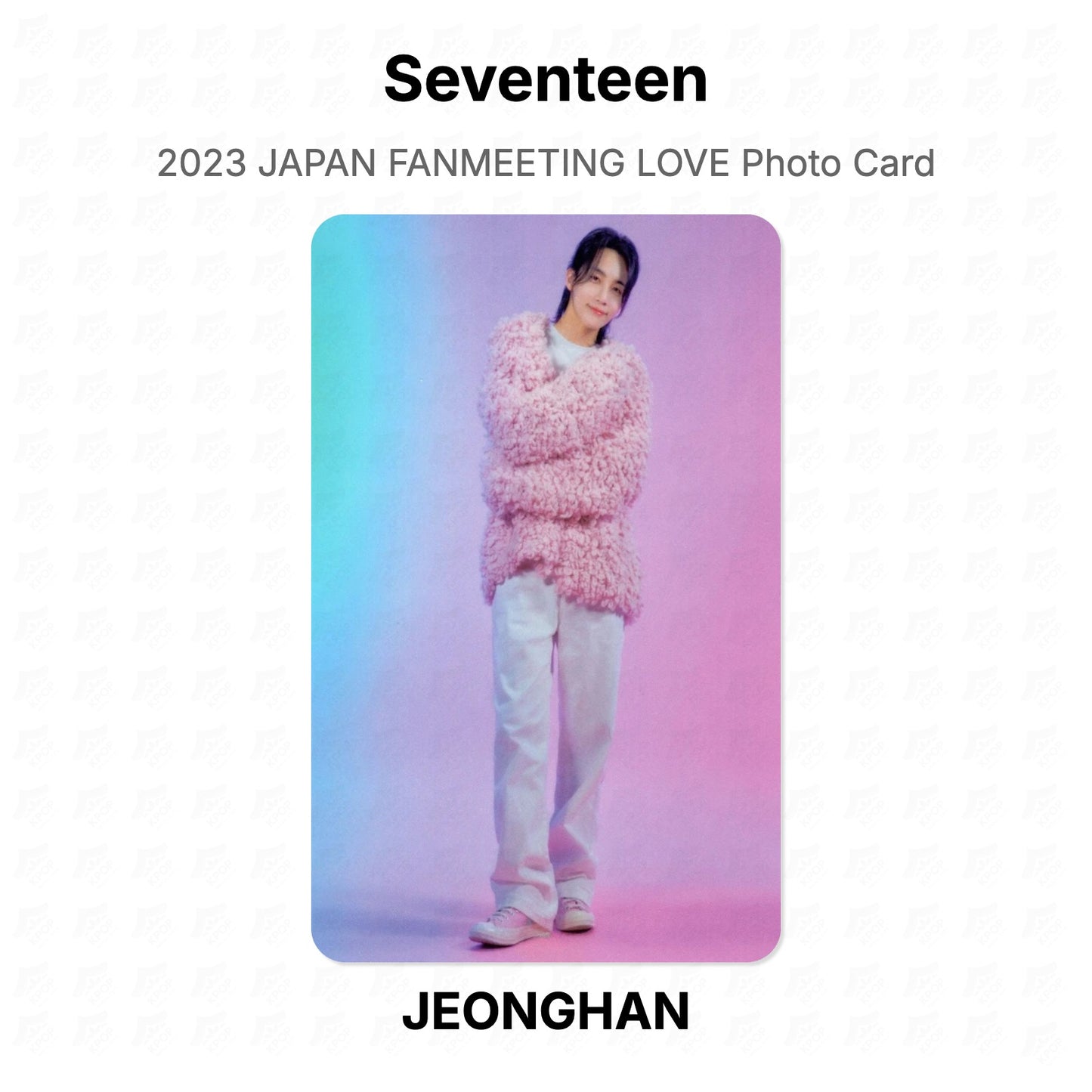 Seventeen 2023 JAPAN FANMEETING LOVE Photo Card Official Photocard