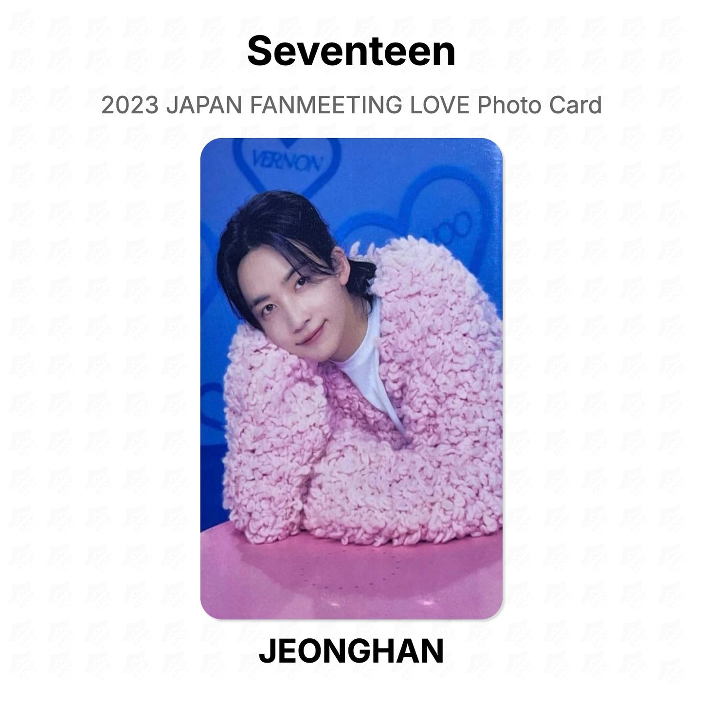 Seventeen 2023 JAPAN FANMEETING LOVE Photo Card Official Photocard