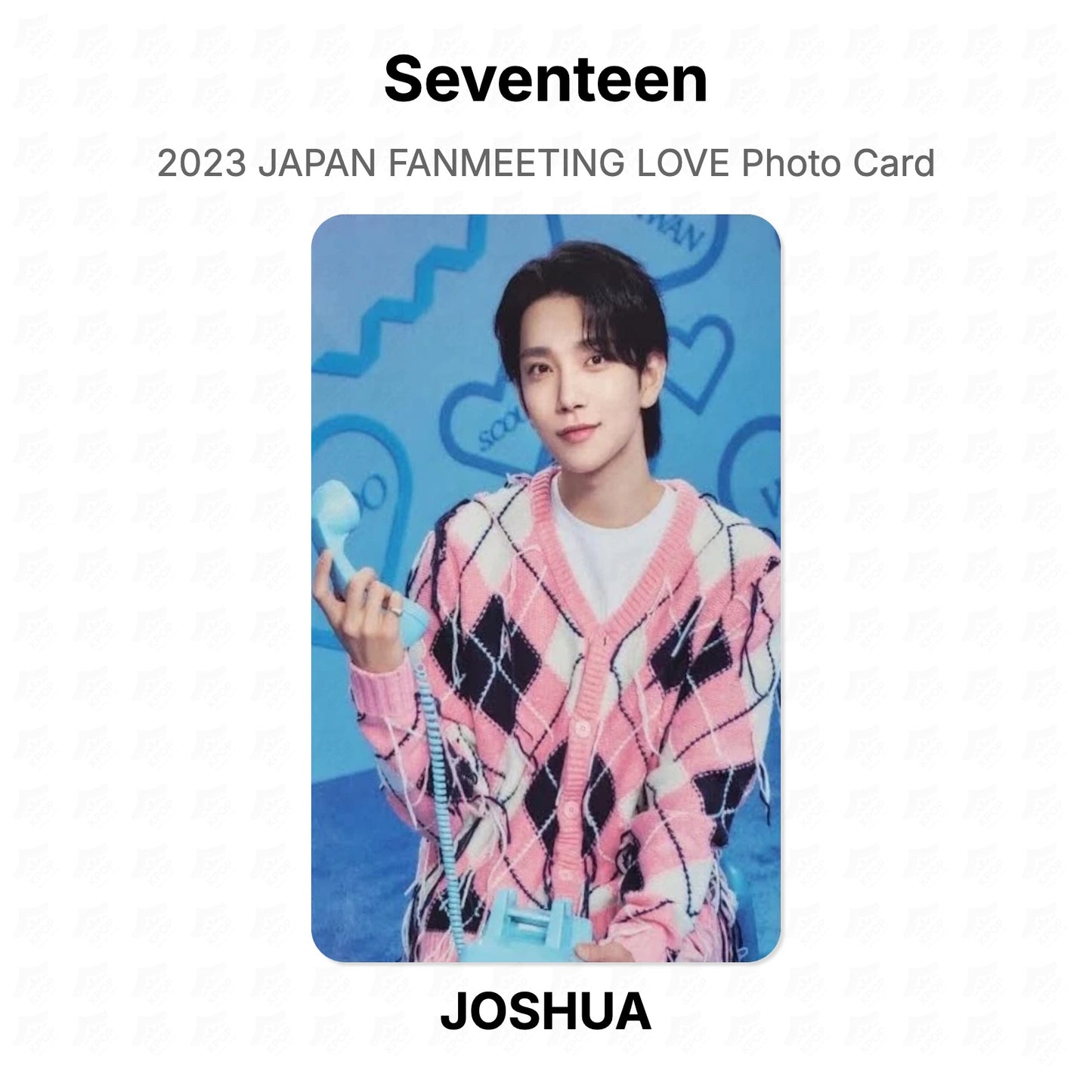Seventeen 2023 JAPAN FANMEETING LOVE Photo Card Official Photocard