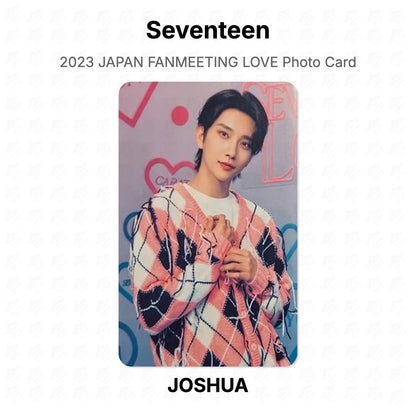 Seventeen 2023 JAPAN FANMEETING LOVE Photo Card Official Photocard