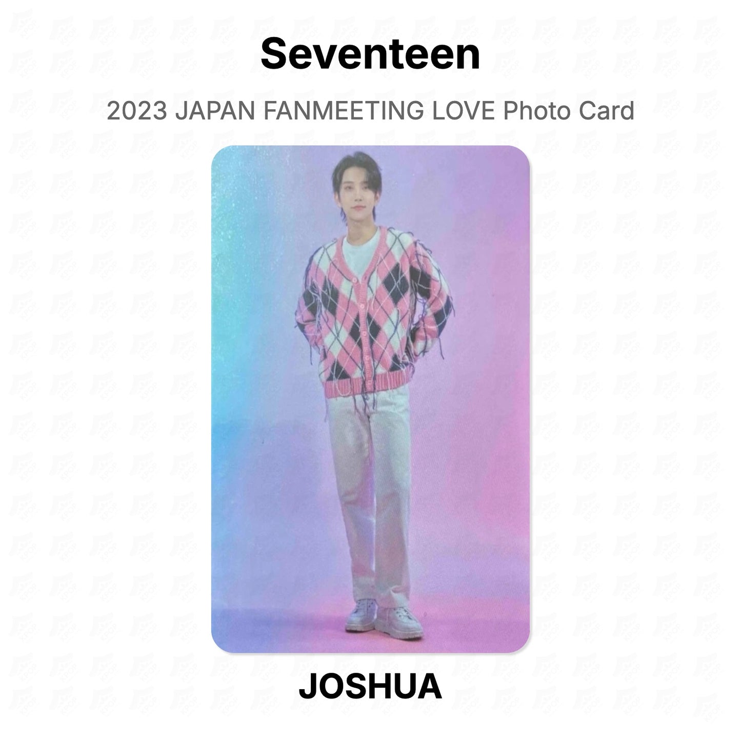 Seventeen 2023 JAPAN FANMEETING LOVE Photo Card Official Photocard