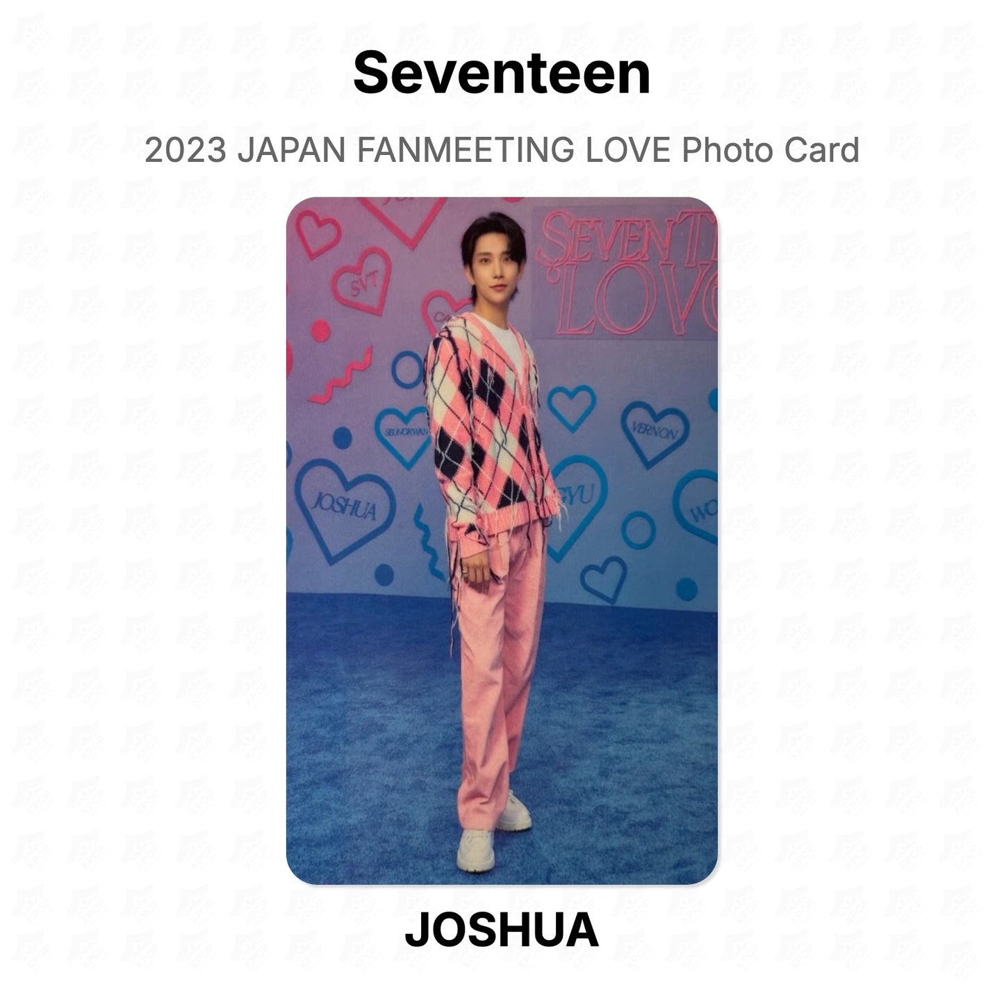 Seventeen 2023 JAPAN FANMEETING LOVE Photo Card Official Photocard