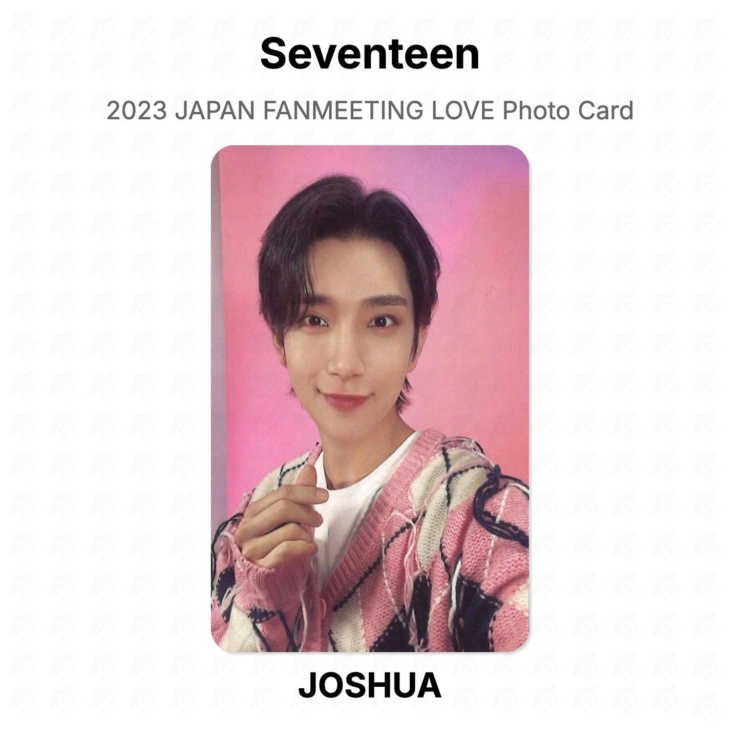 Seventeen 2023 JAPAN FANMEETING LOVE Photo Card Official Photocard