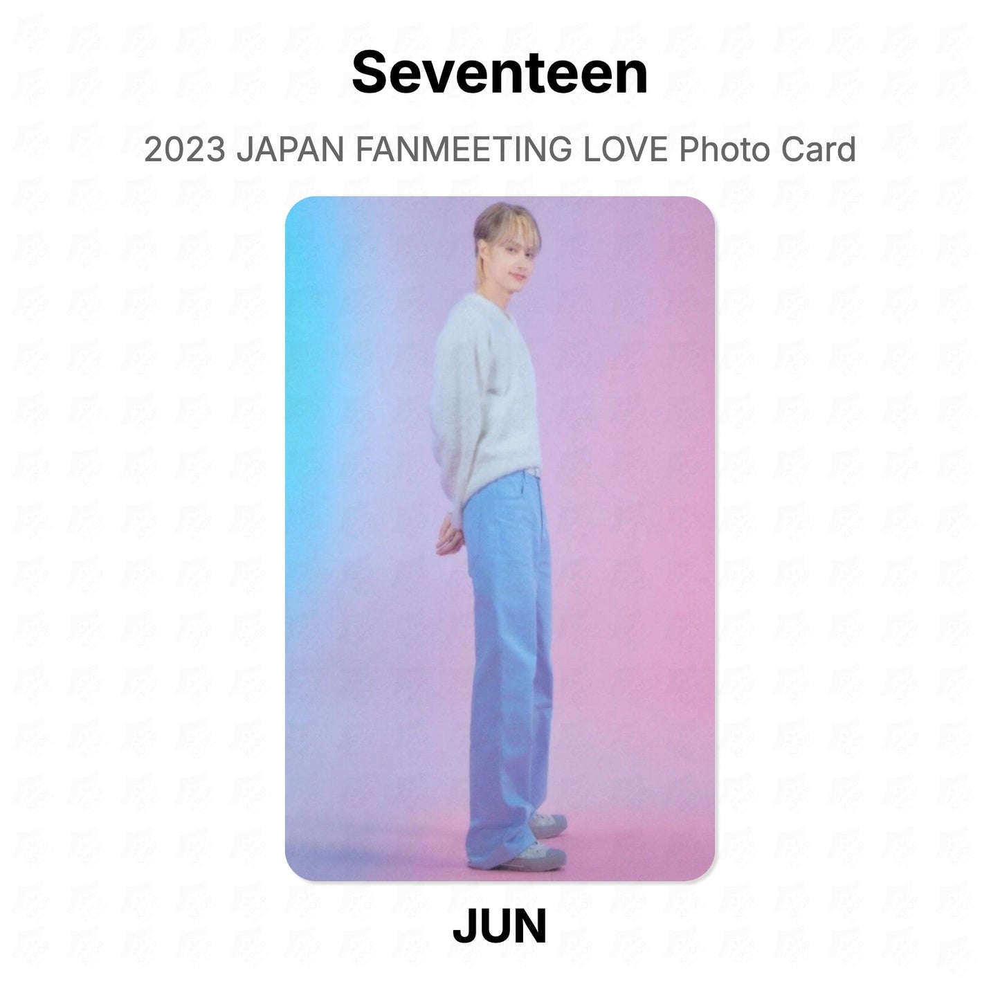 Seventeen 2023 JAPAN FANMEETING LOVE Photo Card Official Photocard