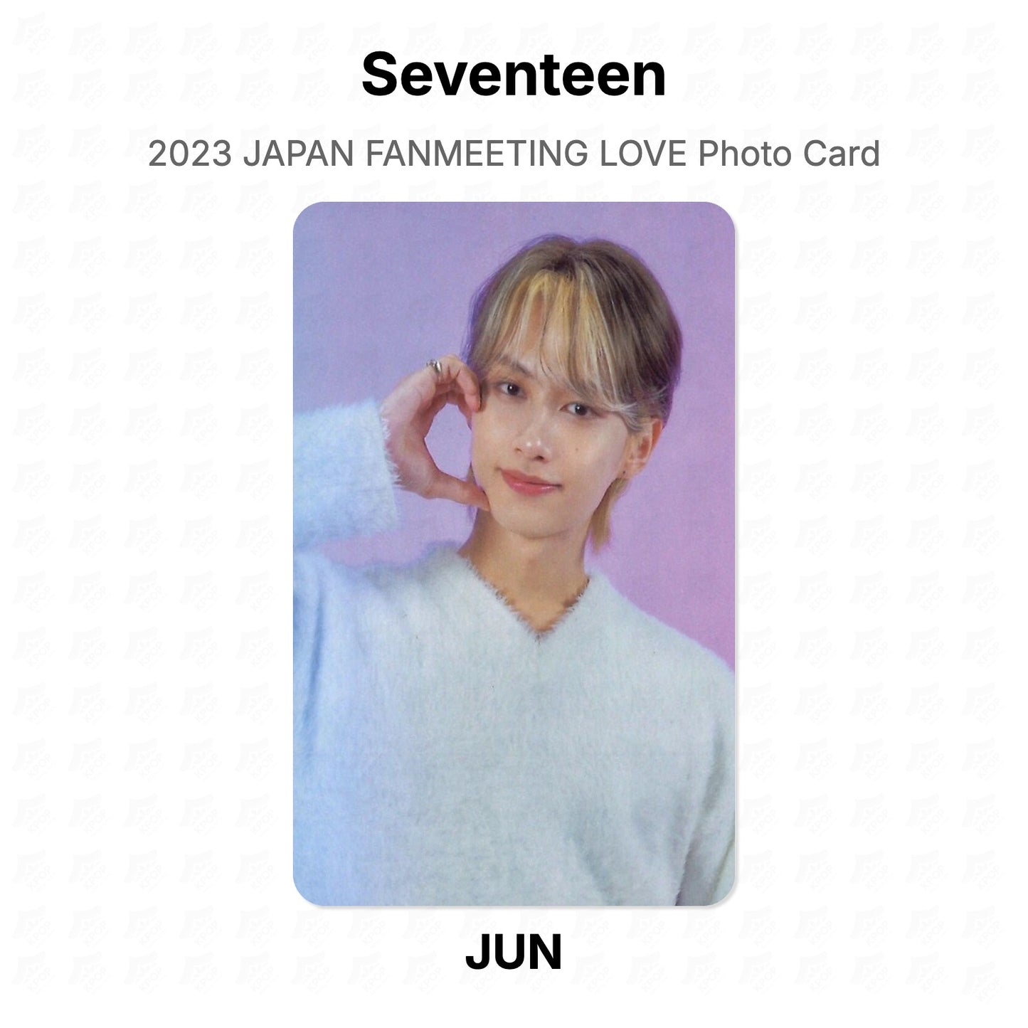 Seventeen 2023 JAPAN FANMEETING LOVE Photo Card Official Photocard