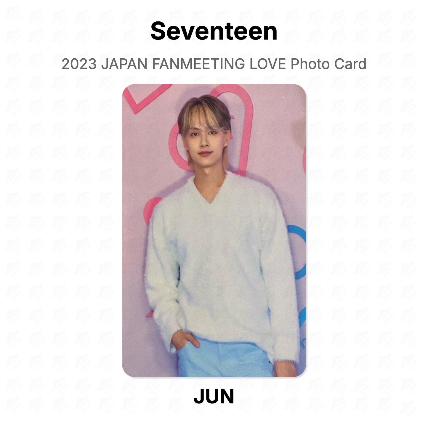 Seventeen 2023 JAPAN FANMEETING LOVE Photo Card Official Photocard