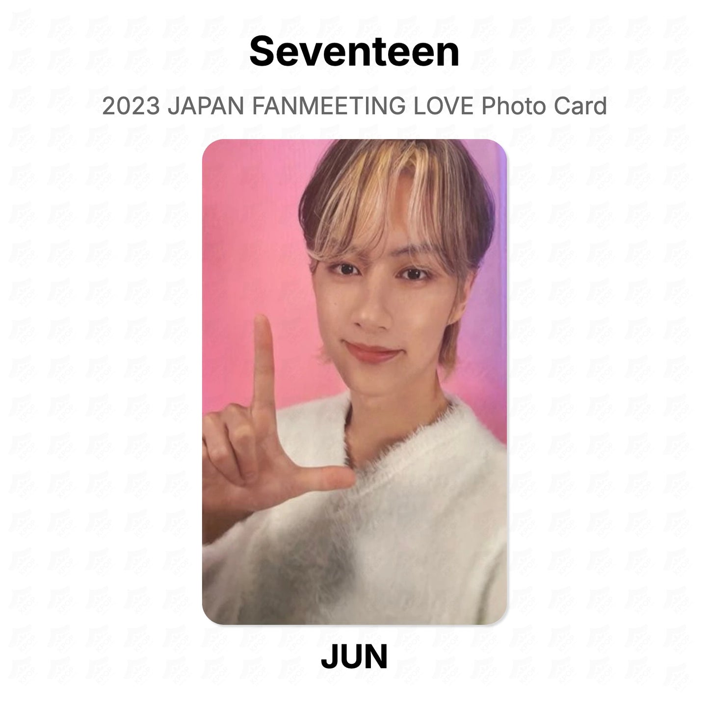 Seventeen 2023 JAPAN FANMEETING LOVE Photo Card Official Photocard