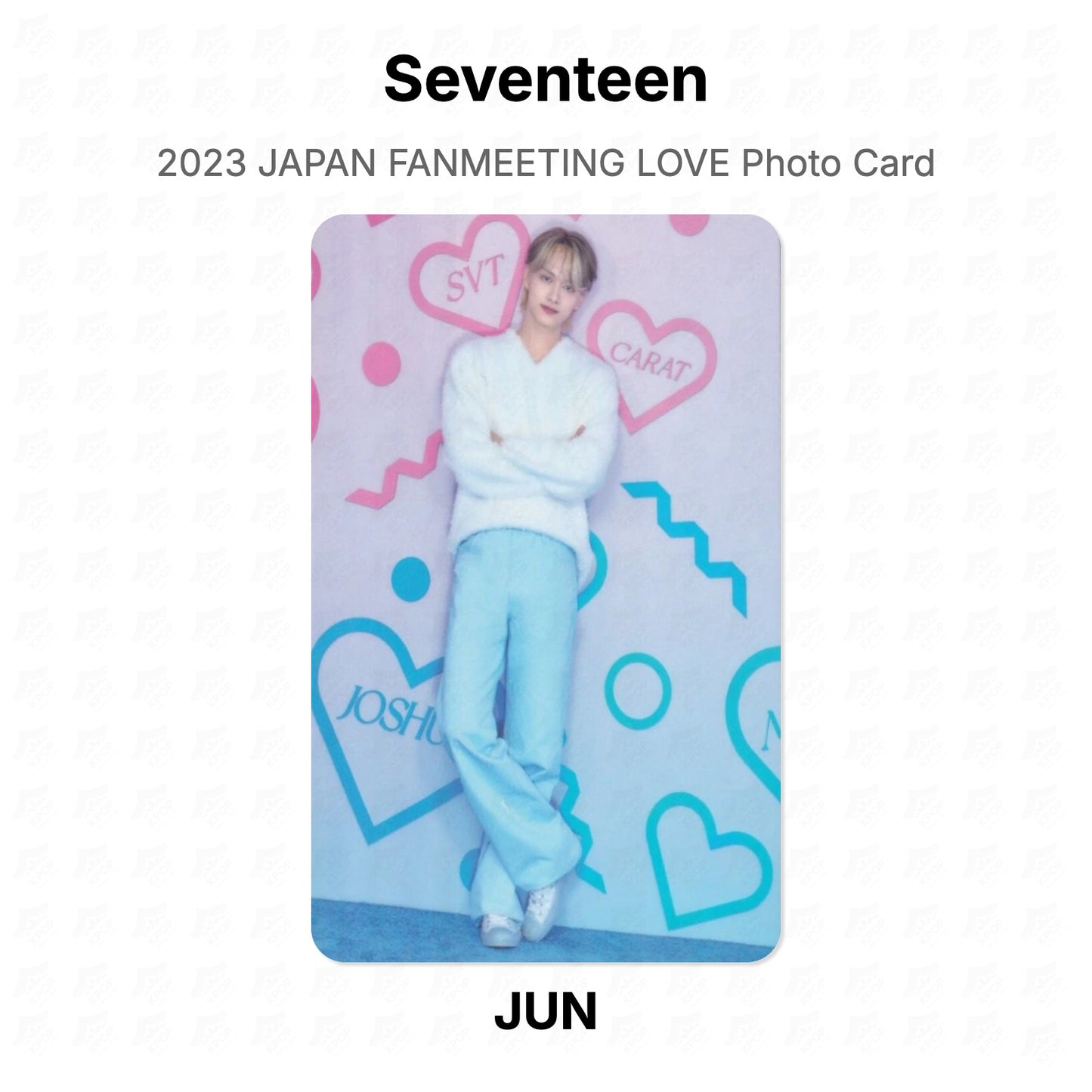 Seventeen 2023 JAPAN FANMEETING LOVE Photo Card Official Photocard