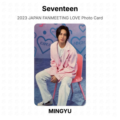 Seventeen 2023 JAPAN FANMEETING LOVE Photo Card Official Photocard
