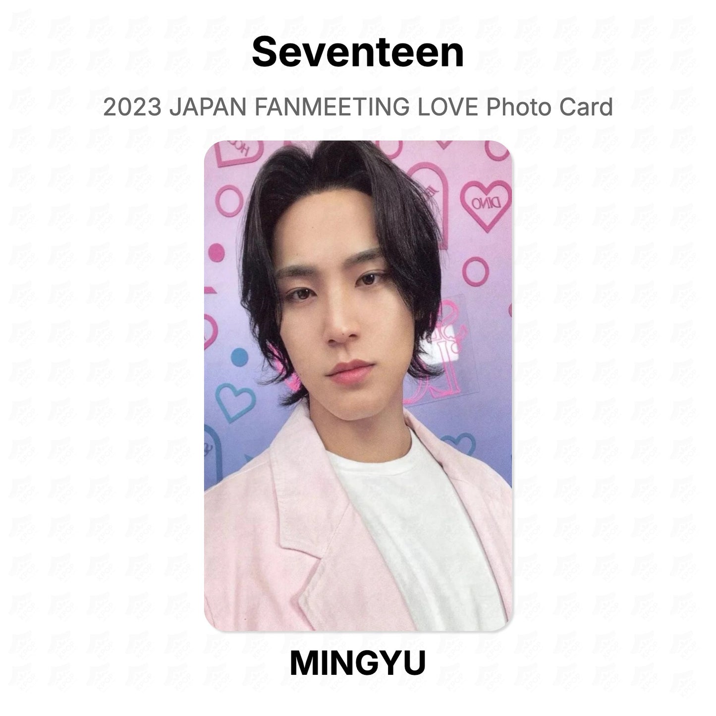 Seventeen 2023 JAPAN FANMEETING LOVE Photo Card Official Photocard